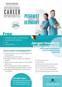 Lowongan Perawat ke Jerman, GRATIS!!